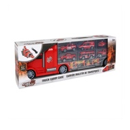 Truck Carry Case Fire Truck - Fire Truck Transport Truck Toy Set