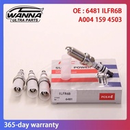 4pcs OE 6481 ILFR6B A0041594503 Spark Plug Iridium Platinuim For Ford Focus Volvo S60 S80 Subaru Leg
