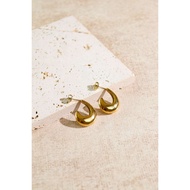 Teardrop Gold Earrings | INHALE. | 18K Gold Plated Earring Accessories
