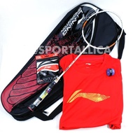 PAKET LENGKAP RAKET BADMINTON LINING SS 88 SS88 SUPER SERIES 88