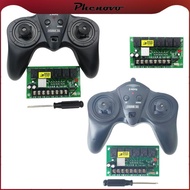 [Phenovo] 6 Radio System Transmitter and Receiver Remote Controller for RC boat Tanks Controller Tra