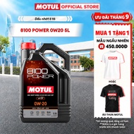 Car lubricant oil MOTUL 8100 POWER 0W20 4X5L VN
