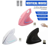 2.4GHz Wireless Mouse Vertical Mouse Ergonomic Wireless Battery Version Mouse Adjustable 800/ 1200/ 