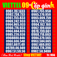 Sim 09 Viettel Cặp gánh List 23a.24a05G93G95G96G94.97a Sim nguyên kít chưa kích hoạt Sim viettel phu