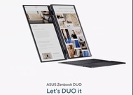 華碩 ASUS Zenbook Duo(2024)-UX8406MA/Intel Core Ultra 9 185H/Dual 14" 3K OLED/Notebook/Laptop/手提電腦/全新行貨/兩年保用/現正接受預訂，剩餘少量名額