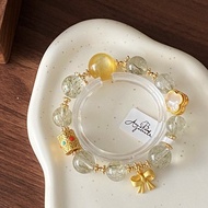 川陀丨綠髮晶收藏級龍麟紋黃金鋰雲母金髮晶丨彌雅原創設計