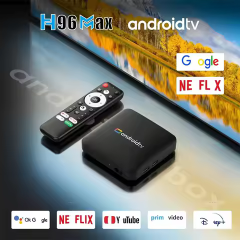 H96 MAX S905L3 Androidtv 14.0 TV Box 2G 16G 4K Amlogic S905L3 100M/LAN 2.4G/5G WiFi BT4.0 vs M20