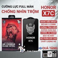 Honor X7c full screen anti-peeping tempered glass | Screen protector