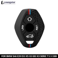 YOUNGSTAR Silicone Car Remote Key Case Cover 4 Buttons Folding Remote Key Fob Protection For BMW E46