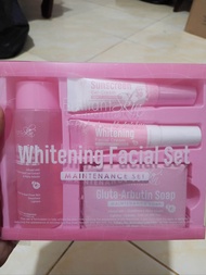 Brilliant skin whitening facial set