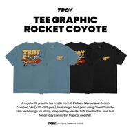TROY COMPANY Men's Short Sleeve T-Shirt - Rocket Coyote Tshirt MTD 2762