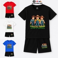 GROW A GARDEN 2 Children's Cotton Clothing Set, Sizes From 7kg - 32kg, 95% Cotton 5%Spandex, Pants w