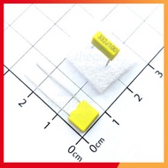 [20 Pieces]- Yellow Candy Capacitor 3.3nF 332J 100VDC CL71 Shop