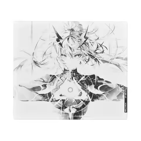 New Glass Gaming Mouse Pad W-Wallhack SP005 YUME Tempered Frosted Surface For FPS Gaming Office Desk