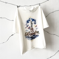 320GSM SAINT MICHAEL 1:1 Japanese Style Graphic Print Tee 100%Cotton Loose Oversized Tee Casual Vint