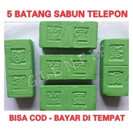 GLENFIF 5 BATANG SABUN TELEPON HIJAU KHAS KOTA MEDAN PEMBERSIH BAJU JERAWAT KUTU