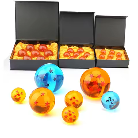 Hot 3.5-5.7cm Dragon Ball Z 7 Stars Crystal Ball DragonBall Action Figures Collectible Box Packaged 