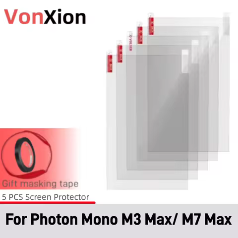Vonxion Screen Protector For ANYCUBIC Photon M3 Max M7 Max for LCD 3D Printers Protective Film Resin