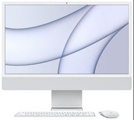 24 吋銀色 iMac 配備 4.5K Retina 顯示器
