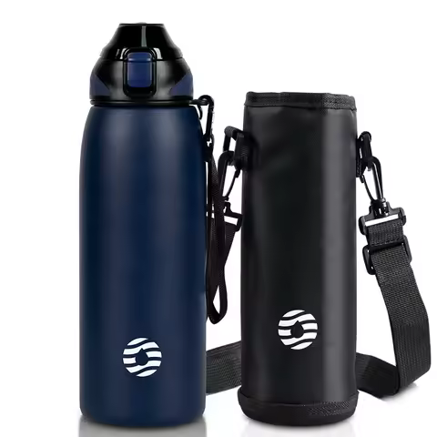 FEIJIAN 600/800/1000ml Travel Water Bottles Vacuum Sports Bottle Warm and Cold Drink Stainless Steel