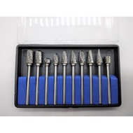 10pcs Mini Rotary Burr Rotary Porting Tool