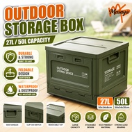 27/50L Storage Box Home Organizer With Lid Waterproof Dustproof Clothes Storage Bin Closet Organizer