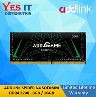 ADDLINK SPIDER N4 SODIMM DDR4 3200 - 8GB / 16GB