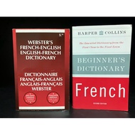 Second Hand DICTIONARY Used | WEBSTER'S FRENCH-ENGLISH ENGLISH-FRENCH DICTIONNAIRE FRANÇAIS-ANGLAIS 