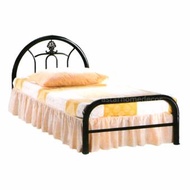 [A-STAR) 108 Single size White Metal Bed frame
