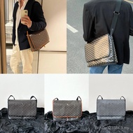 Unique Fashionable Casual Black Brown Goyard Men's Big Messenger Bag Let You Exude Gentleman Style