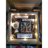 Ready, 1st anniversary process!! Flowers In Frame anniversary Gift Birthday Gift/ Graduation Gift/