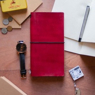 [Midori A5] Sổ Tay Bìa Da Sổ Bìa Da Size Midori Notebook A5 (Có sẵn 3 ruột sổ & Charm Trang Trí)