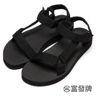 Fufa Shoes [Fufa Brand] Lightweight Velcro Felt I-Shaped Sandals Slippers Brand Couple All Black Women Slipp