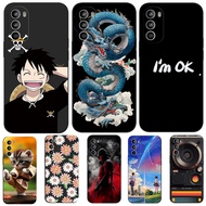 Case For Motorola G52 4G Case Soft Silicone Back Cover For Moto G52 4G Protective Black Tpu Case Ori