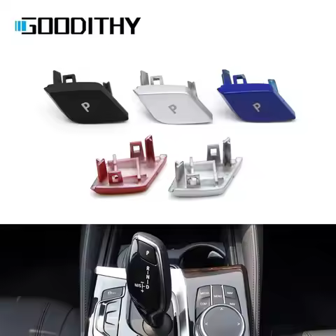 Interior Car Gear Shift Lever Auto Parking Button Letter P Button For BMW 5 6 7 X3 X4 Series G30 G31