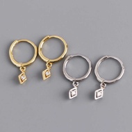 E H 1 4 High-End S Sterling Silver Ear Buckle Unique I N Style Diamond Ring Jewelry Female