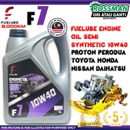 Fuelube F7 Malaysia Engine Oil engine oil 10w40 Semi Synthetic Proton Perodua Toyota Honda