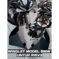 AERO WINGLET R15 V2 V3 V4 R25 MODEL bmw || AERO WINGLET R15V3