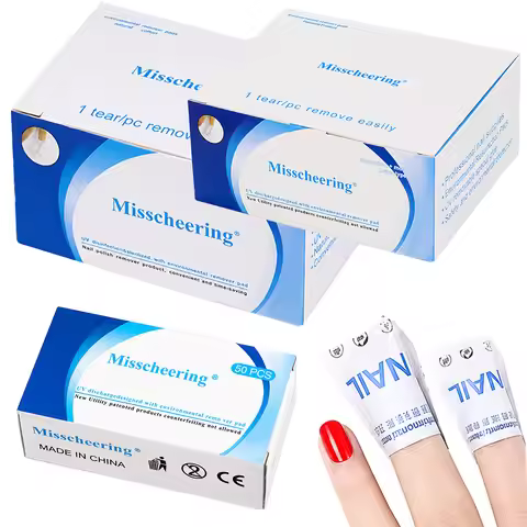 Nail Polish Remover Pads 50/100/200pcs Quick Nail Polish Remover Wipes Individually Wrapped Professi