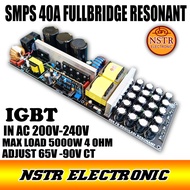 SMPS 40A FULLBRIDGE CT REGULASI RESONANT ADJUST 65V-90V