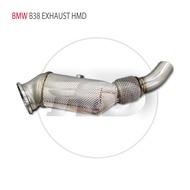 HMD Exhaust System High Flow Performance Downpipe for BMW 218i 220i B38 1.5T Car Accessories With Ca