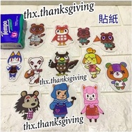 動物森友會 大貼紙 一套 Sticker Animal Crossing 動物之森 貼紙 Stickers (可貼 水樽 行李箱 ipad 平板電腦 手帳 紀念冊 賀卡) 生日禮物 情人節禮物