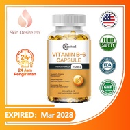 BzenWell Vitamin B6 25mg – Energy Metabolism & Nervous System Health – 120 Caps
