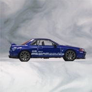 Minigt #589 1/64 Nissan Skyline GT-R Top Secret Vr32 màu xanh kim loại Die-Cast xe hợp kim Bộ sưu tậ