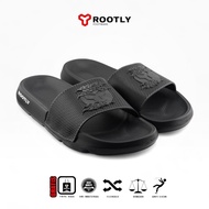 Rootly Men's Sandals, Full Black