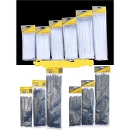 100pcs! Nylon Cable Ties, Zip Tie, Multi Purpose Cable Tie, 80to450mm 3,4,5,6,8,10,12,14,18inch