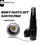 BODY MATA JET PUMP POMPA AIR MODEL SANYO PDH + VOOT KLEP