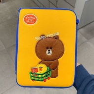 🇰🇷 LINE Friends Brown Sally Tablet Pouch 8inch 熊大莎莉8吋平板電腦袋