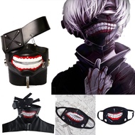 Ready Stock 1Pc Zipper Style Tokyo Ghoul Face Mask Japanese Anime Peripheral Mask Dust-Proof Cotton Mask