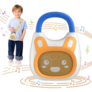 alilo Pocket Bunny Portable Kids Music Player, Musical Toys for Toddlers 1-3-5, Preloaded 120+ Stori